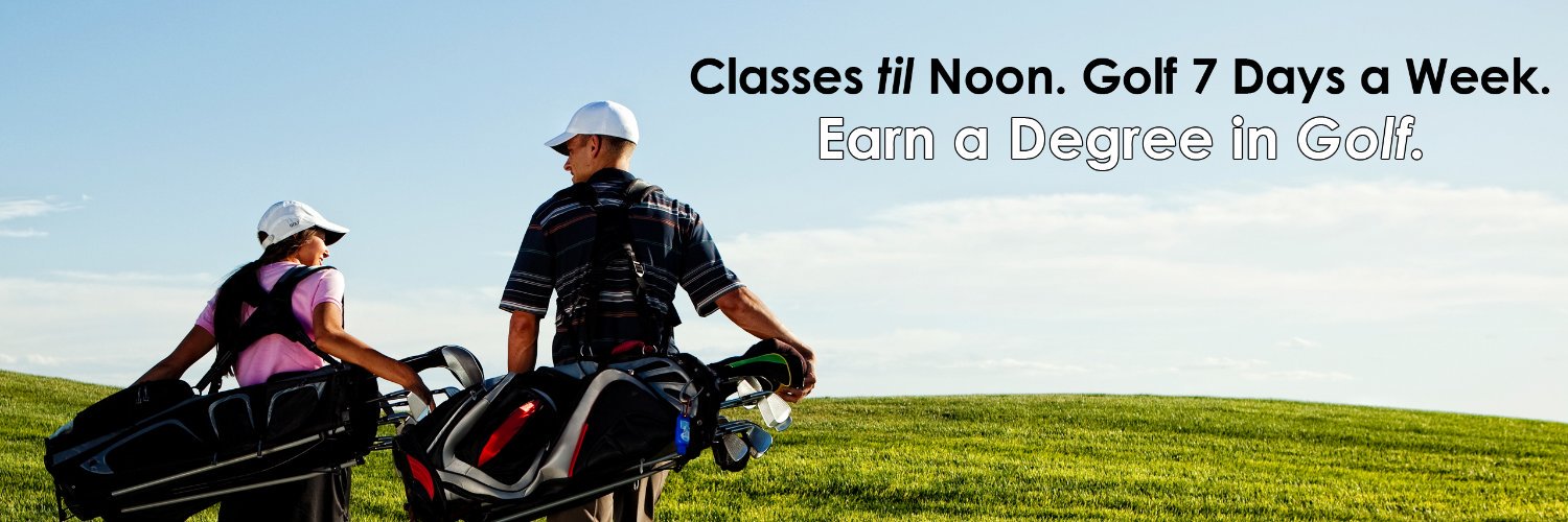 Professional Golfers Career College banner
