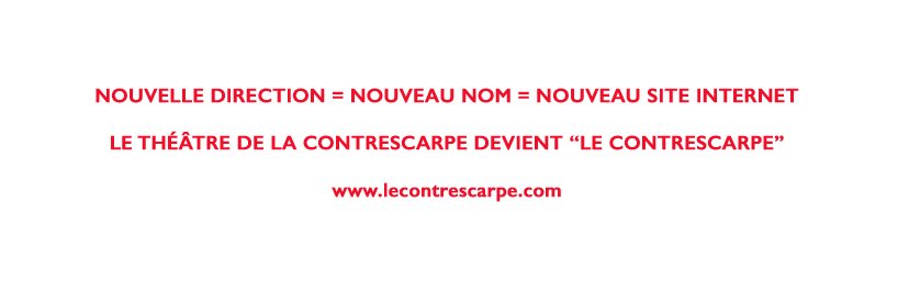 Théâtre de la Contrescarpe - TDLC banner
