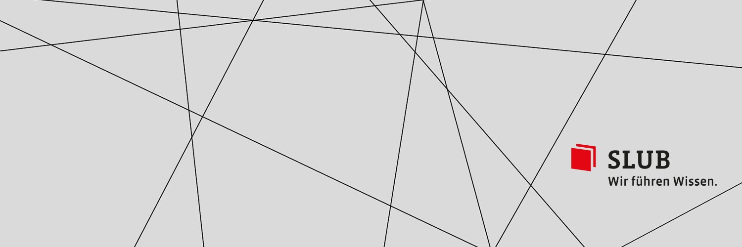 SLUBdresden's profile banner image