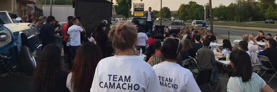 Irvin Camacho's banner