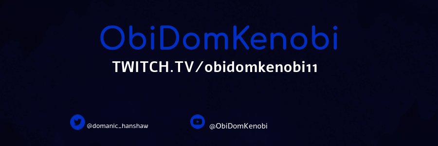 ObiDomKenobi11's profile banner image