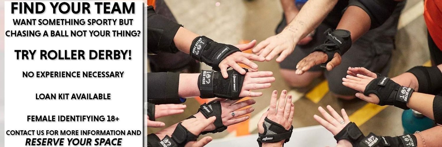 Sheffield Steel Roller Derby banner