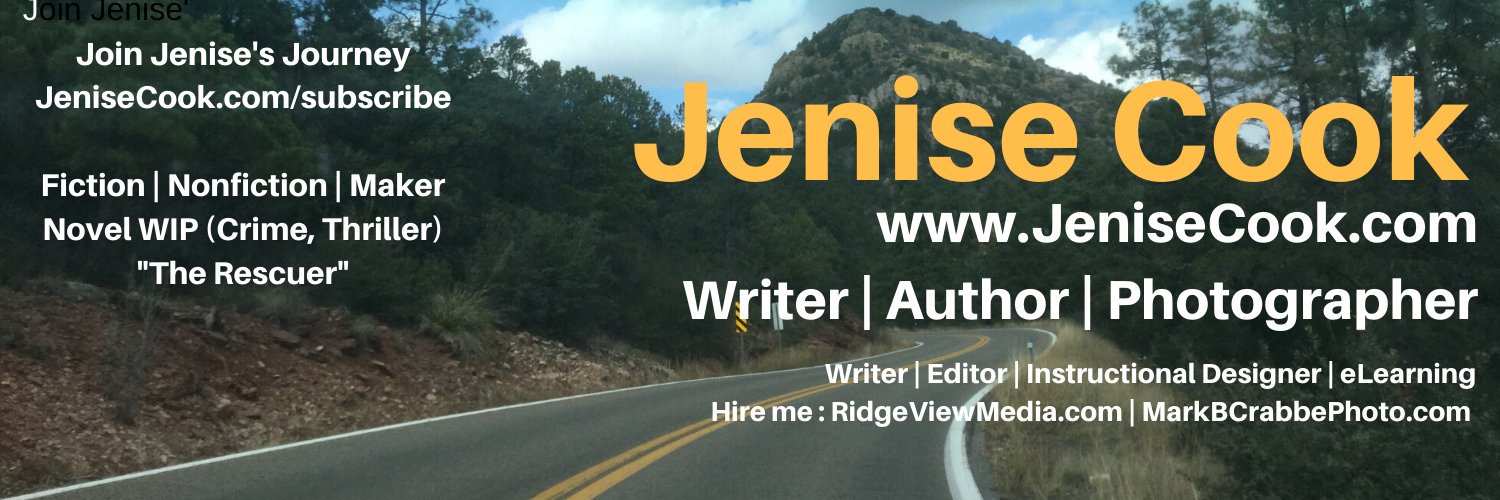 Jenise Cook, M. A. #Writer #Fiction #Haiku #Poetry banner