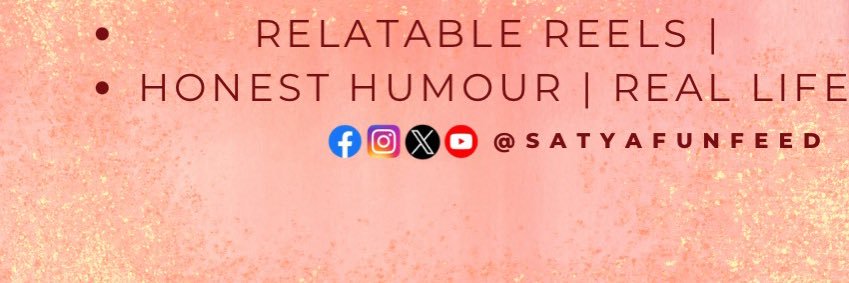 satyafunfeed's profile banner image