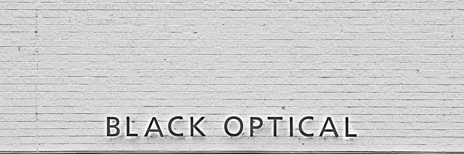 Black Optical banner