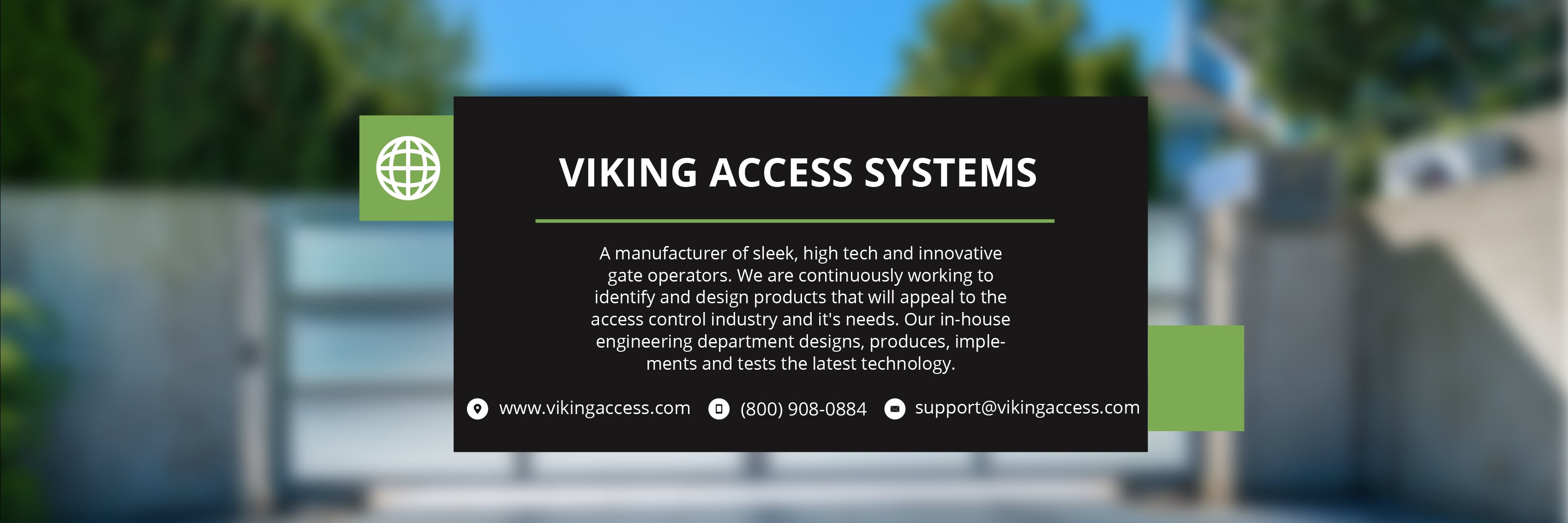 Viking Access System banner
