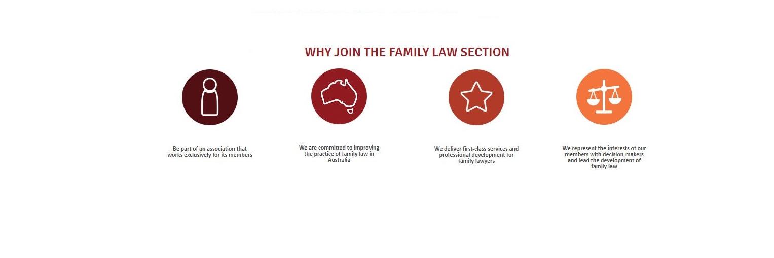 Family Law Section, Law Council of Australia banner