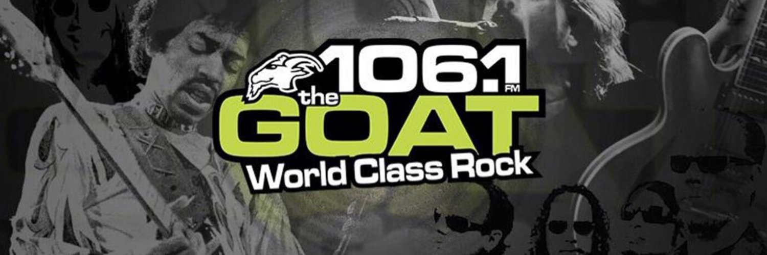 106.1 The Goat banner