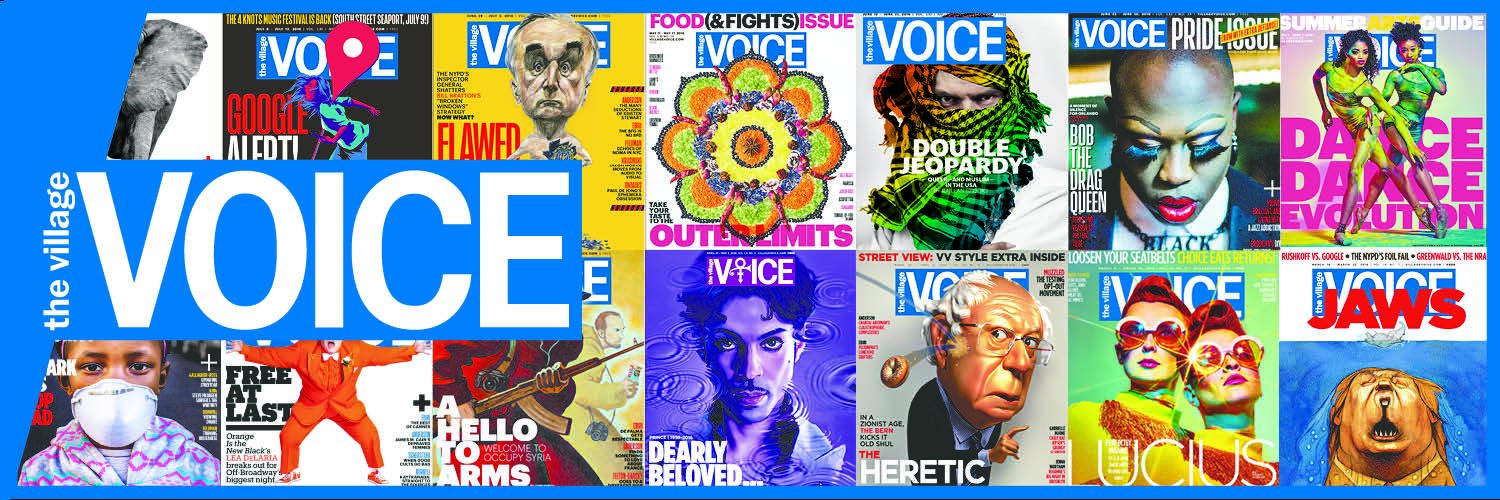 Village Voice Street banner