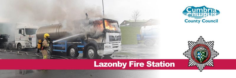 Lazonby Fire Station banner