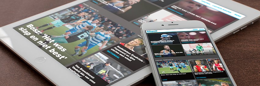 Telesport Voetbal banner