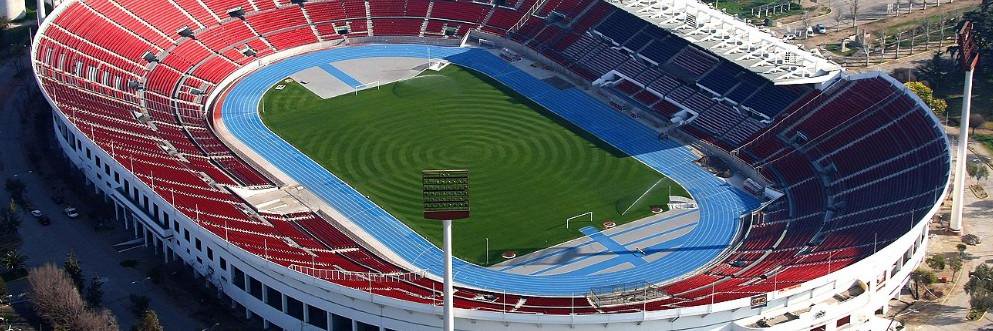 Estadio nacional banner