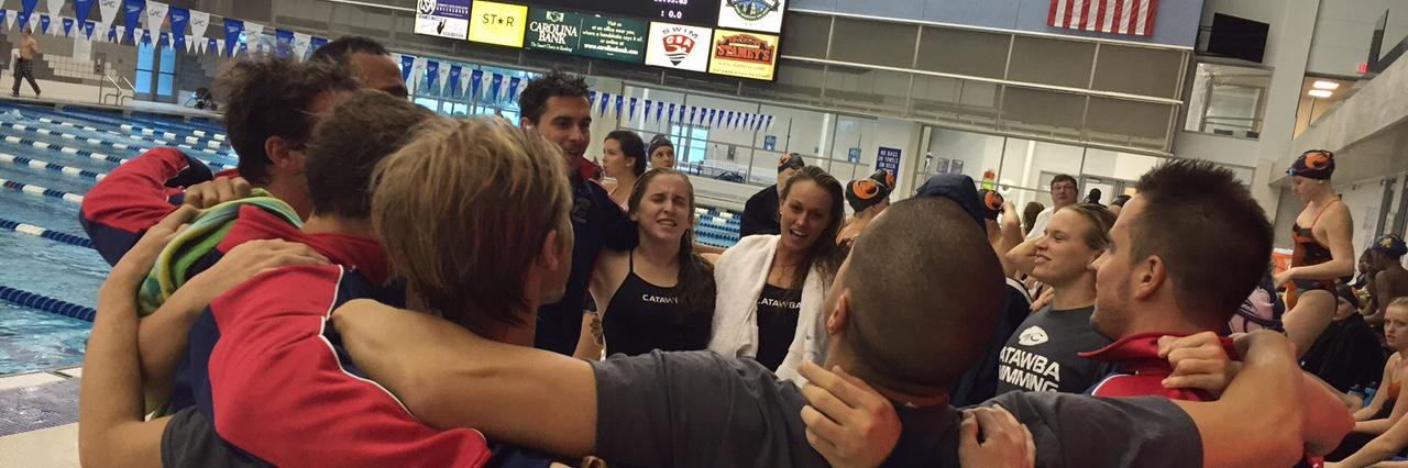 Catawba Swimming banner