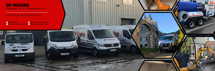 BP Drains Ltd banner