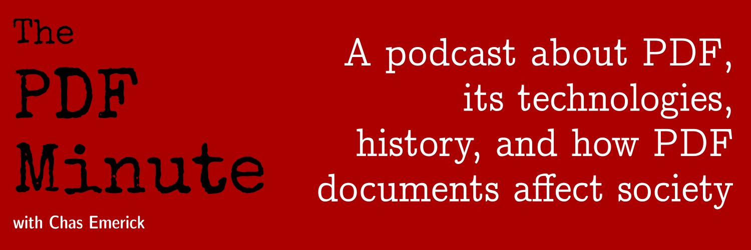 The PDF Minute banner