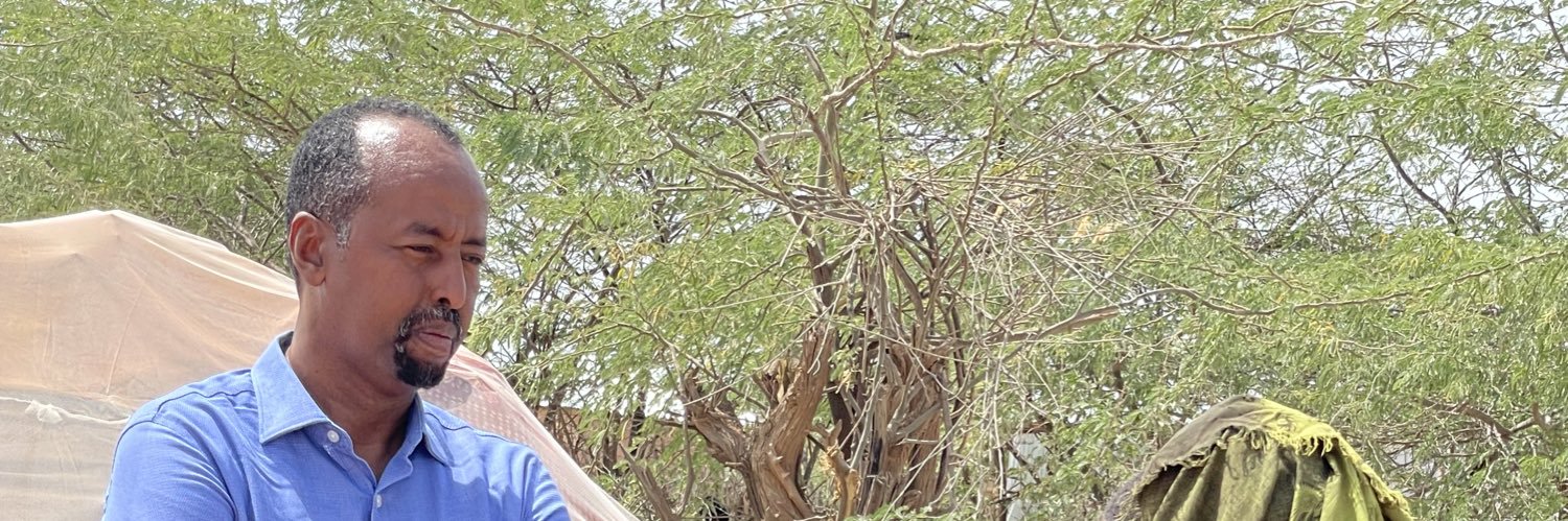 Minister Abdinasir Abdi Arush's banner