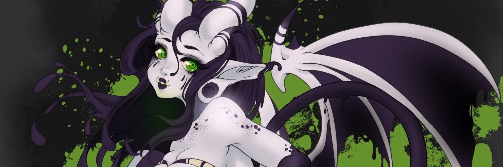 that bitch 🖤commissions open🖤 banner