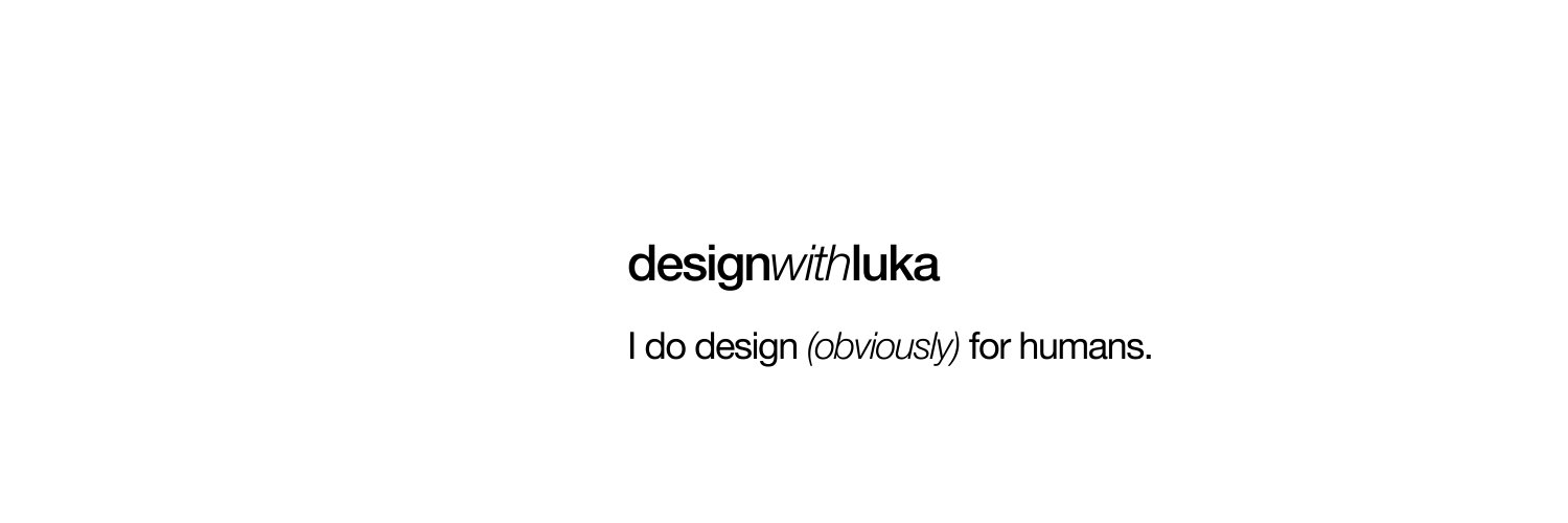 𝙻𝚞𝚔𝚊 ✏️ Designer banner