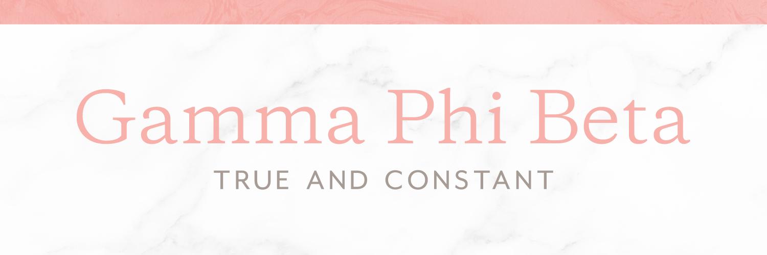 Gamma Phi Beta banner