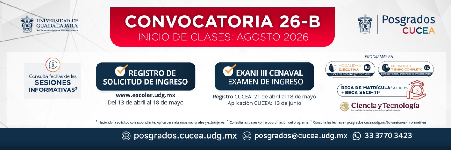 Posgrados CUCEA banner