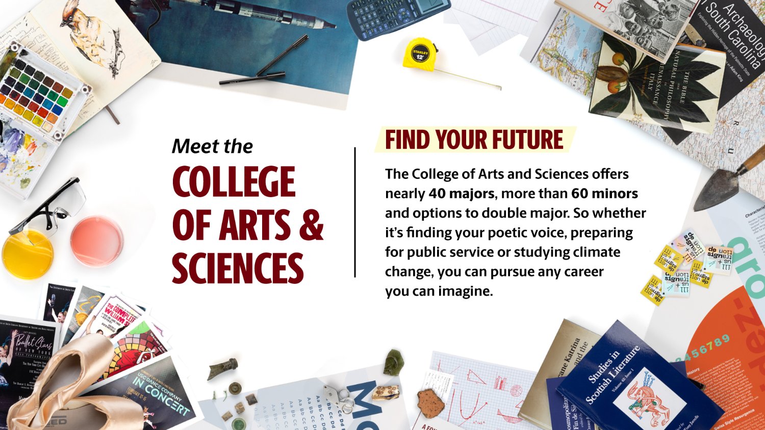 McCausland College of Arts and Sciences's banner