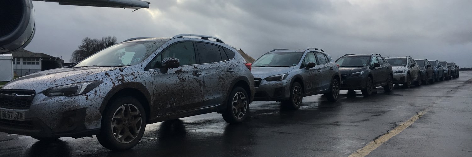 Subaru UK PR banner