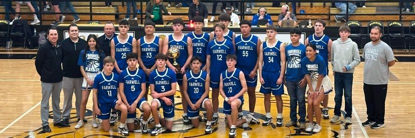 Farwell Basketball banner