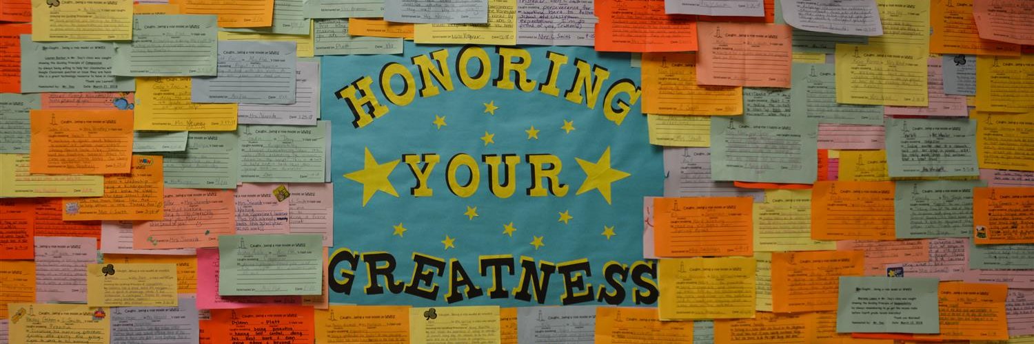 Washington Woods Elementary School banner