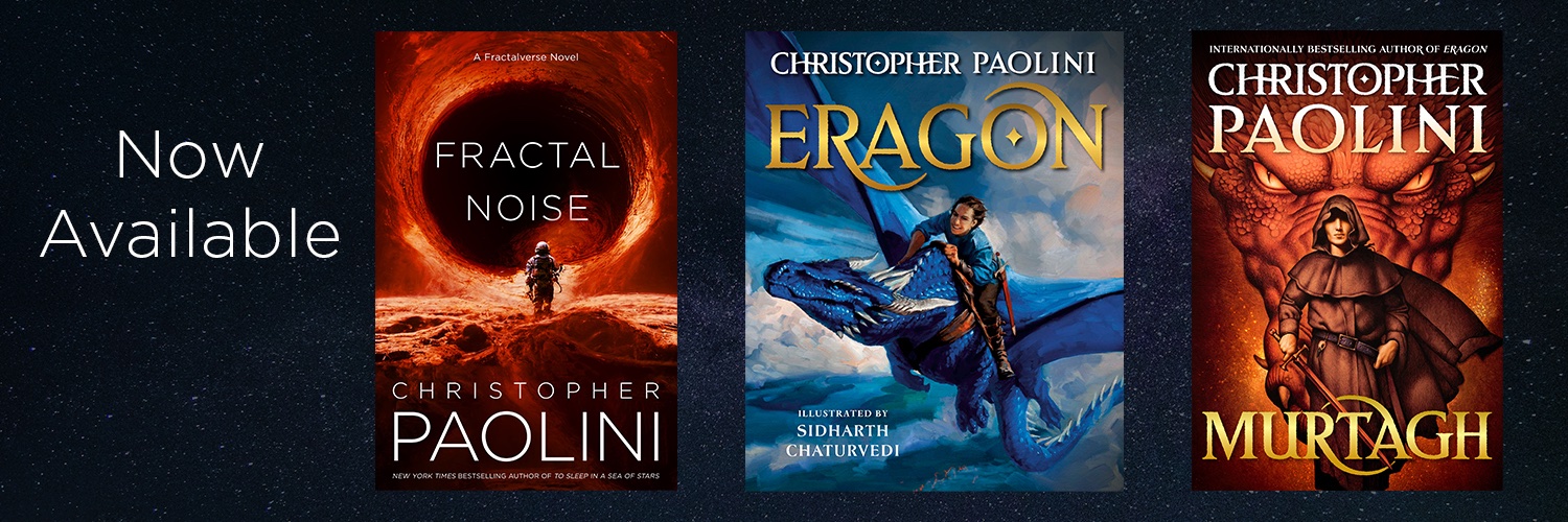 Christopher Paolini banner