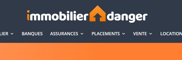 Immobilier-danger banner