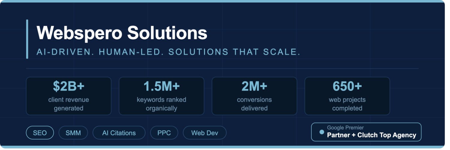 WebSpero's profile banner image