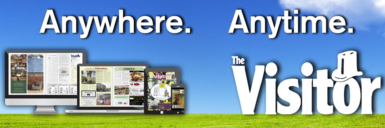 The Visitor Magazine banner