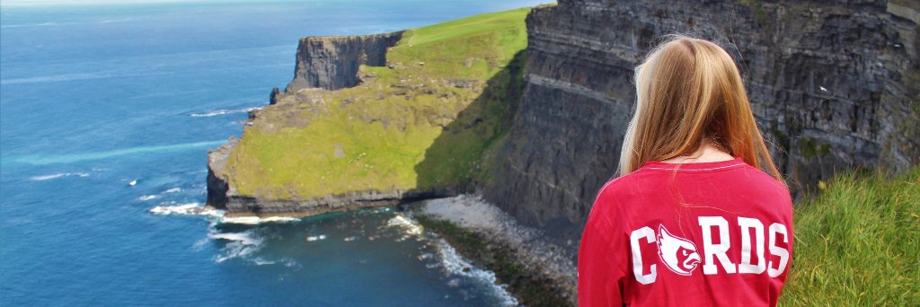 CatholicU Irish Language banner