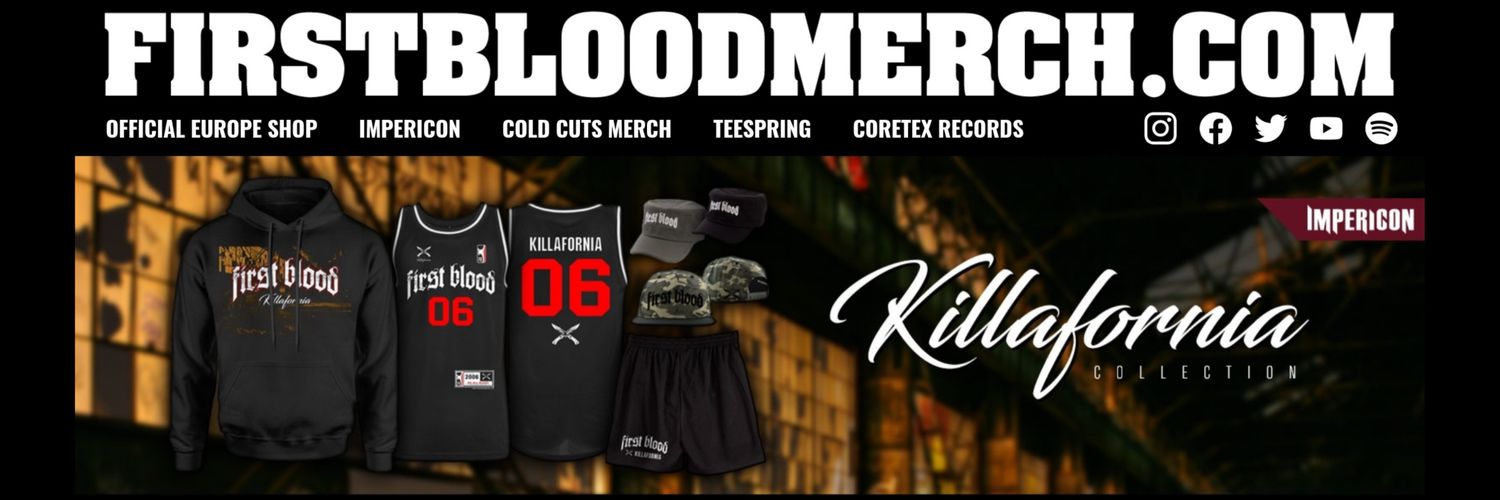FIRST BLOOD banner
