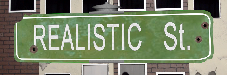 Realistic Street banner
