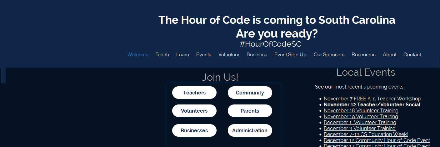 HourOfCodeSC's profile banner image