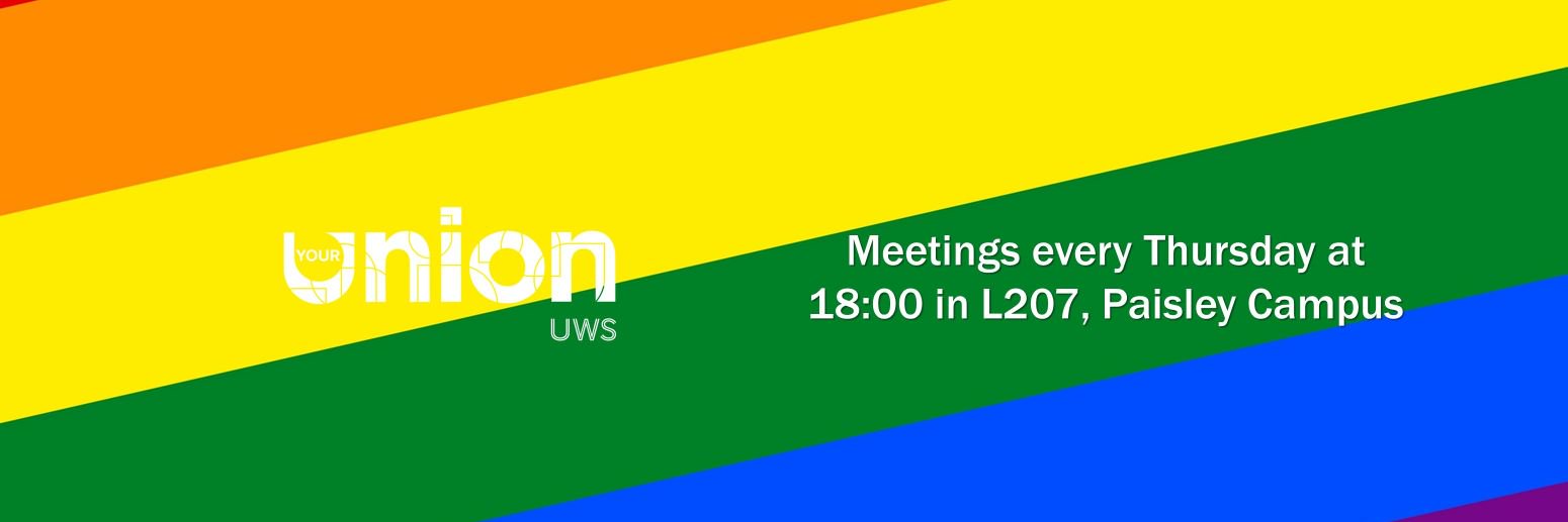 UWS LGBT+ Society banner