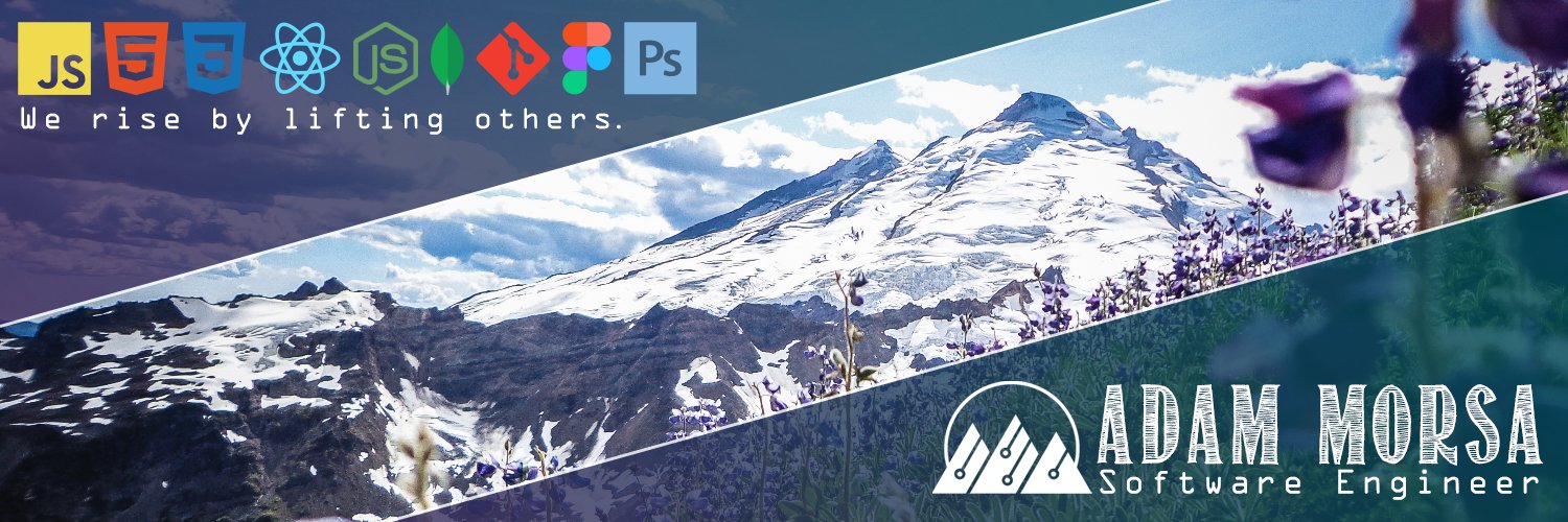 Adam Morsa🏕 banner