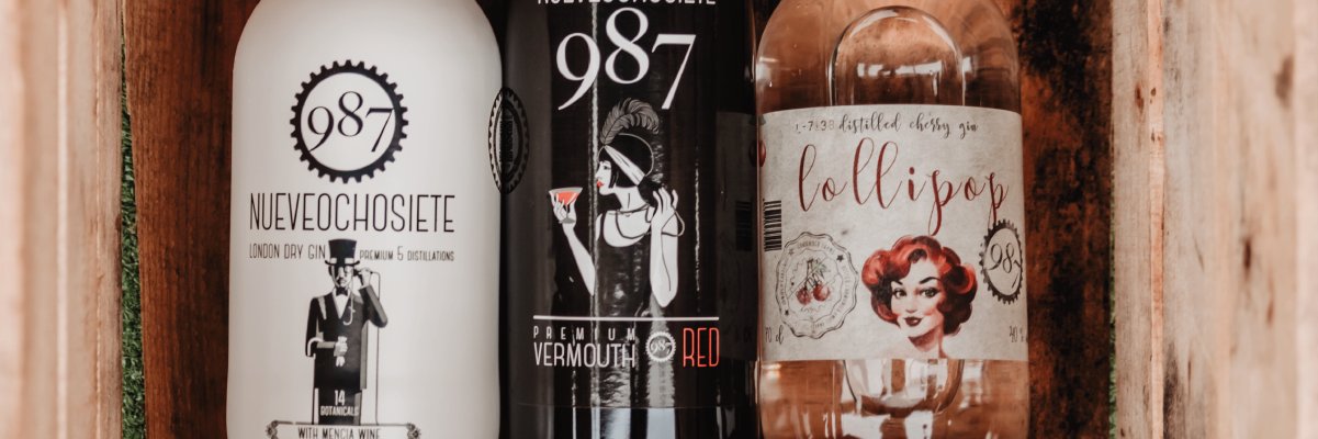 987 gin banner