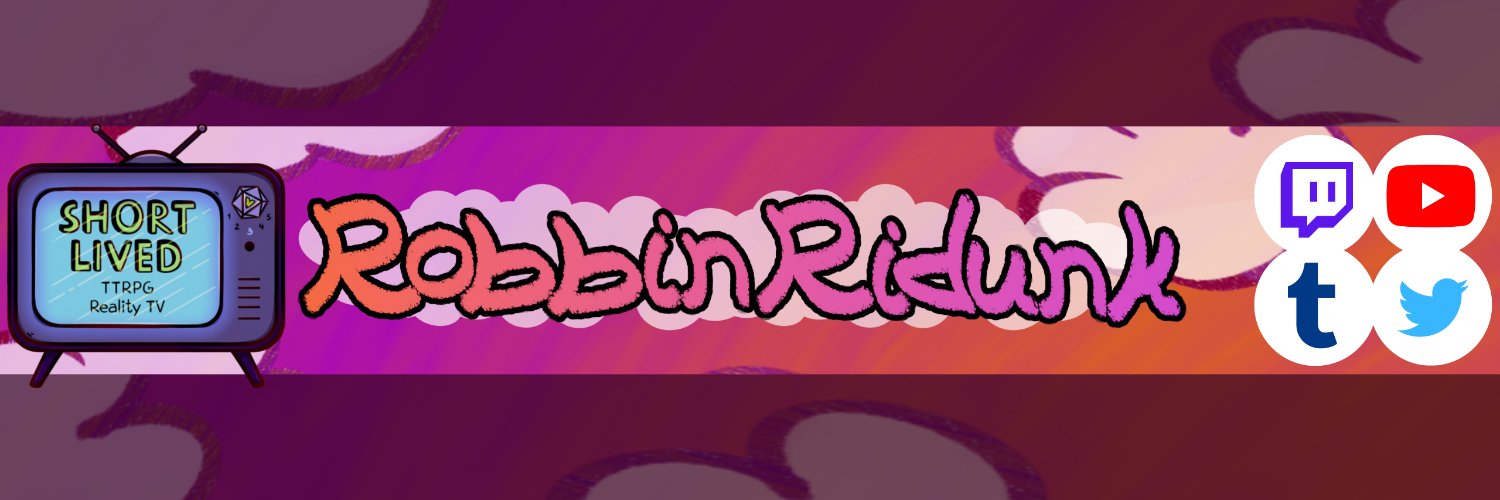 🔴LIVE on TWITCH💥Robbin Ridunkulous banner