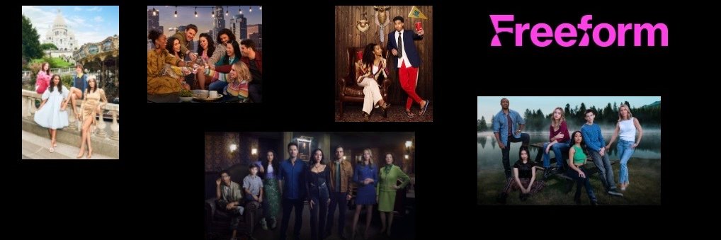 Freeform TV PR banner