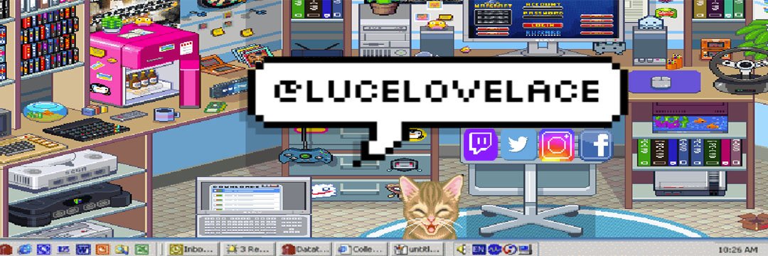 LuceLoveLace✨💾💽💿🌩️✨💖 banner