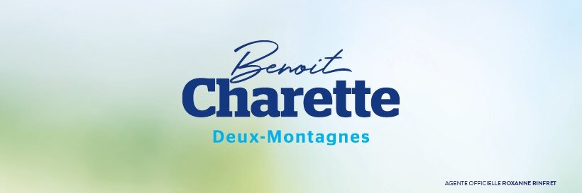 Benoit Charette's banner