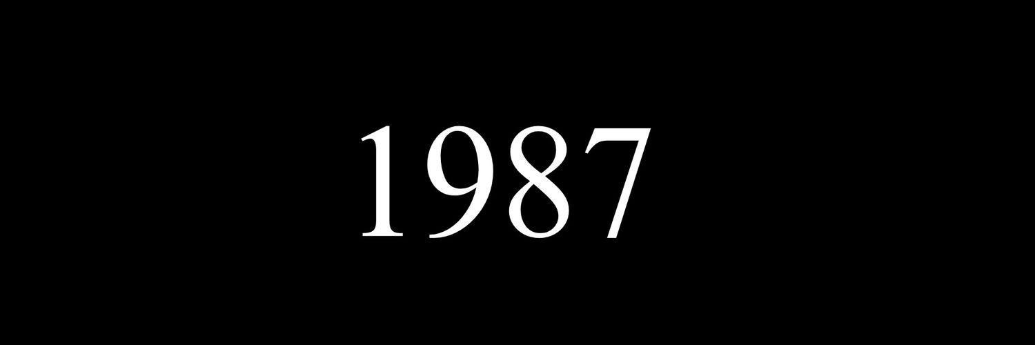 1987 banner