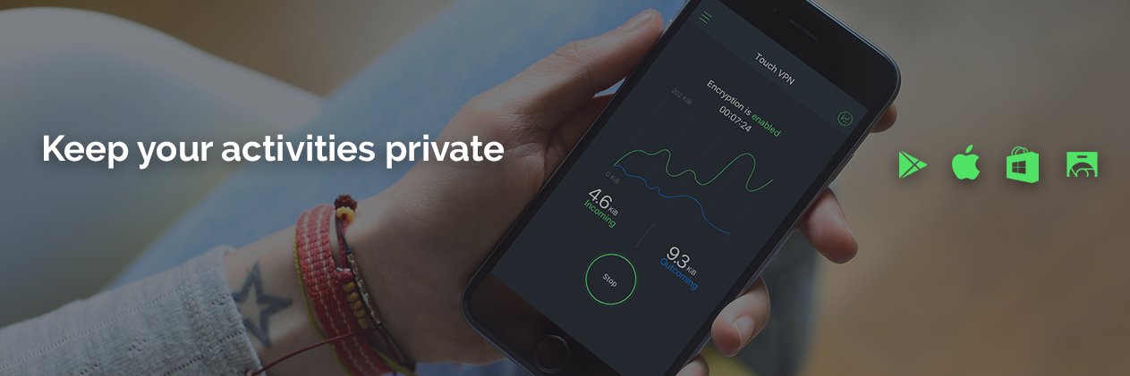 TouchVPN banner