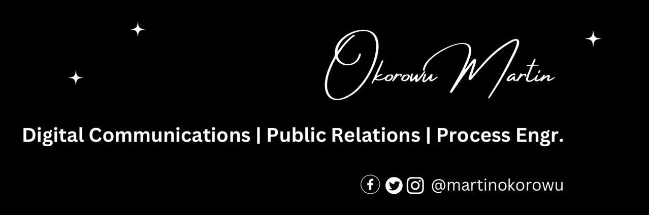 Martin Okorowu's banner