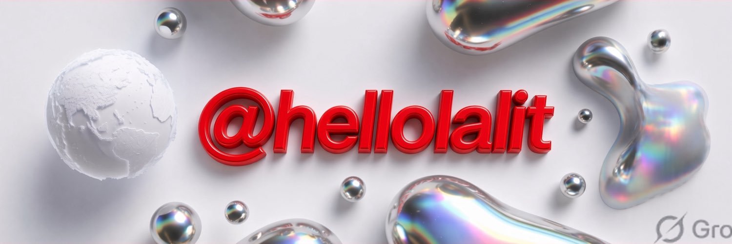hellolalit's profile banner image