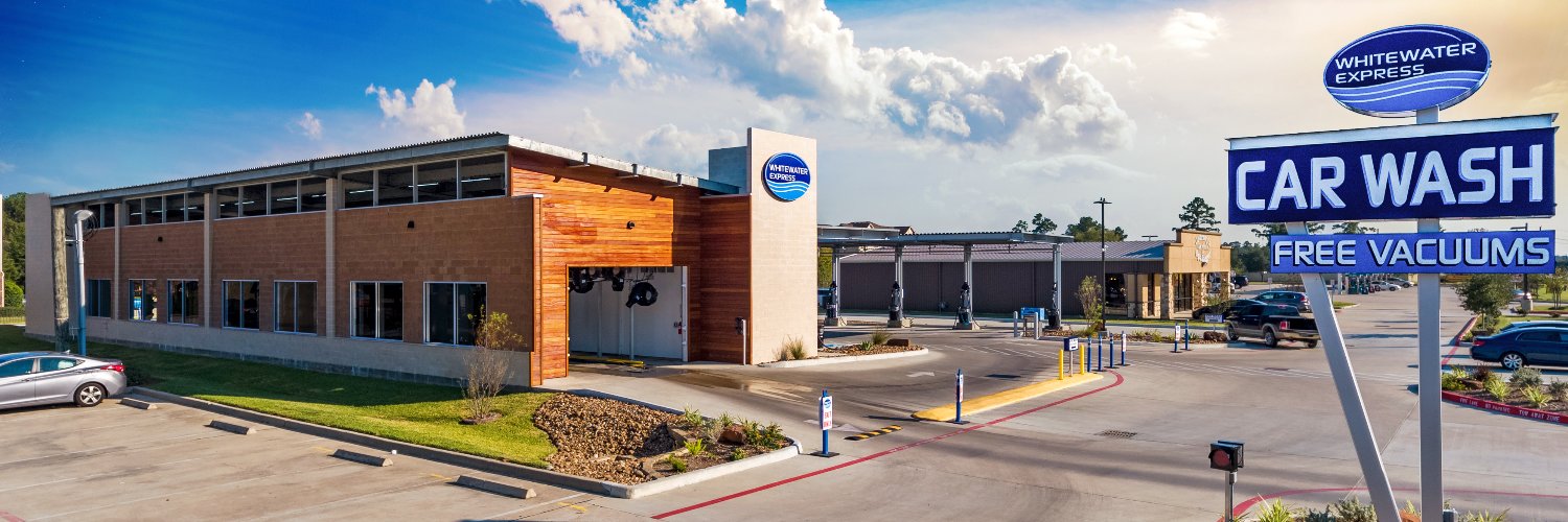 WhiteWater Express Car Wash banner