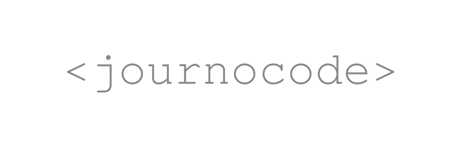 Journocode banner