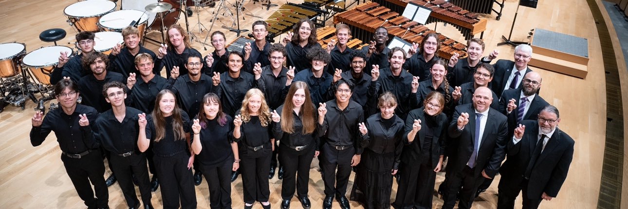 TCU Percussion banner